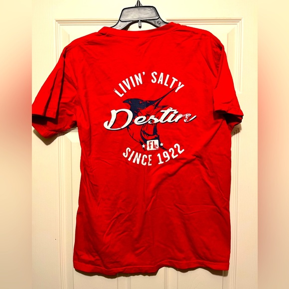 Destin FL Livin’ Salty T-Shirt - Unisex Size M - Picture 1 of 6